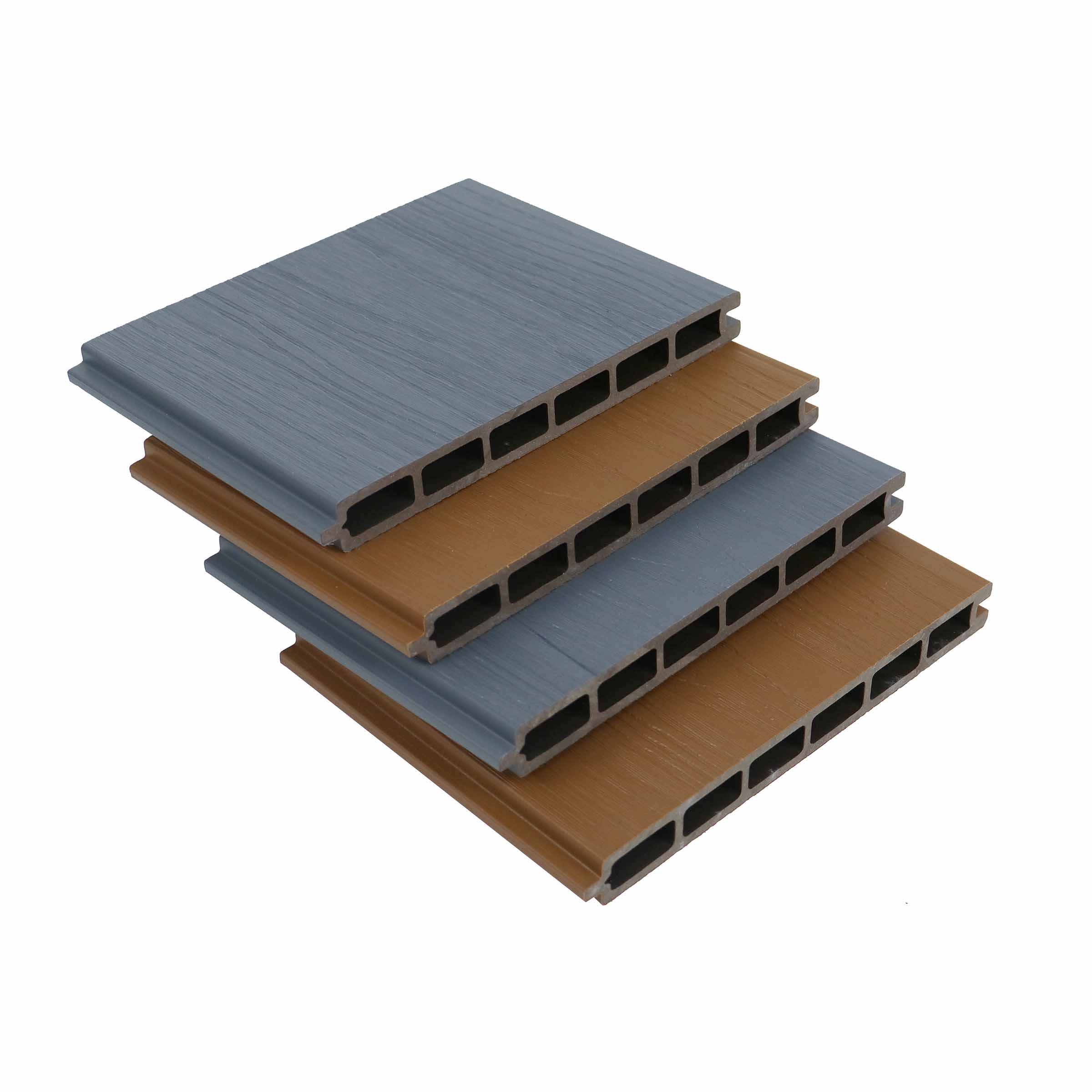 Pagar Privasi Komposit Plastik Kayu Ekstrusi Bersama Kalis Cuaca Luar Ekonomi - SAYRUO