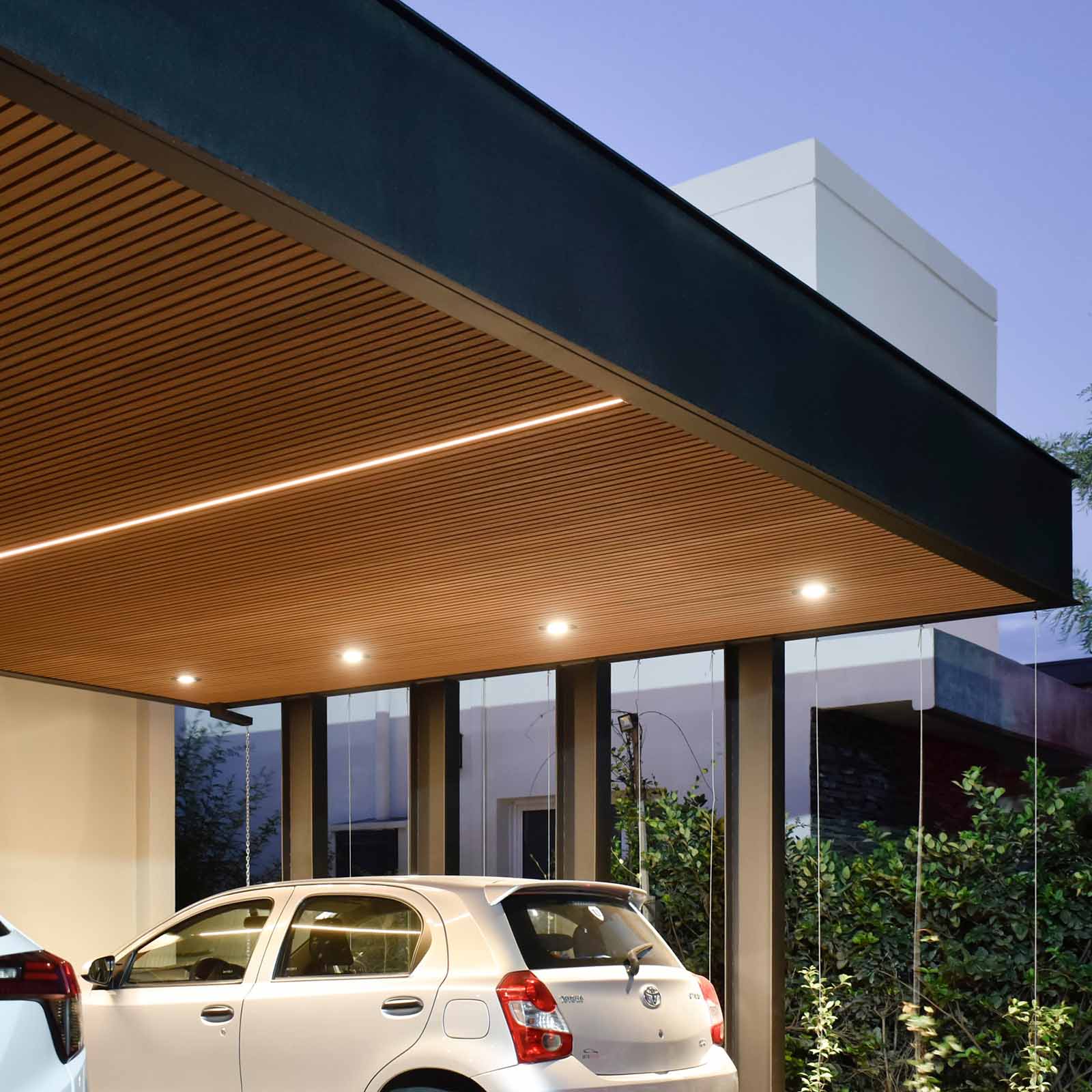 Pelapisan Senibina Luar Menggunakan Panel Tembok Besar WPC Terekstrusi Bersama